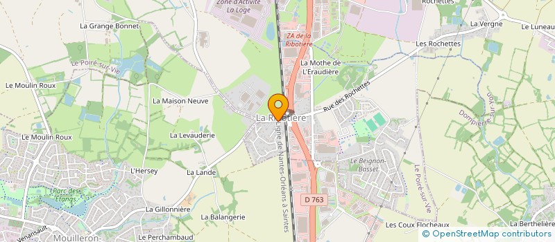 localisation de l'entreprise MADAME MAGALI MAY  LE POIRE-SUR-VIE