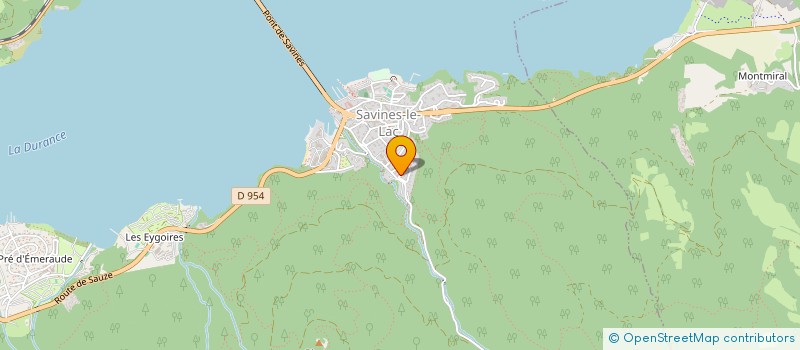 localisation de l'entreprise MADAME MAGALI MAZZOLA  SAVINES-LE-LAC