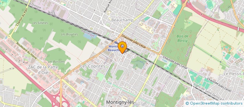 localisation de l'entreprise MADAME MAGALI MEIGNEN  MONTIGNY-LES-CORMEILLES