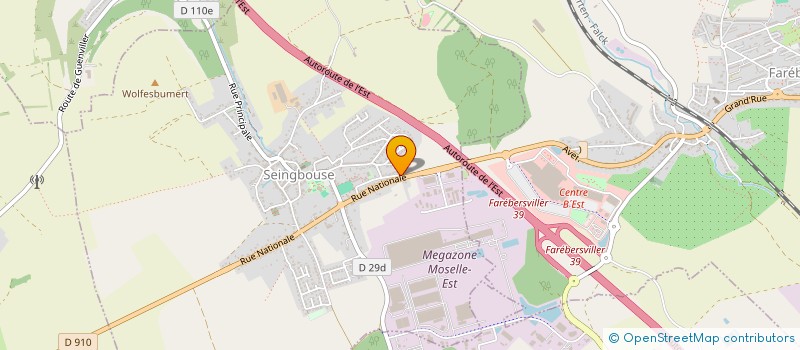 localisation de l'entreprise MADAME MAGALI MELONI  SEINGBOUSE