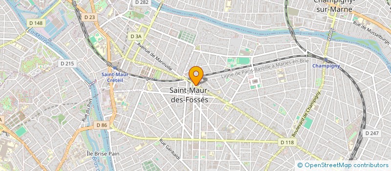 localisation de l'entreprise MADAME MAGALI MENARD à SAINT-MAUR-DES-FOSSES