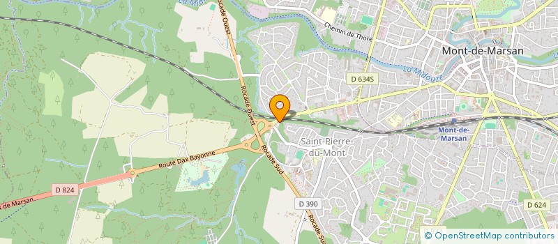 localisation de l'entreprise MADAME MAGALI MENAUGE  SAINT-PIERRE-DU-MONT