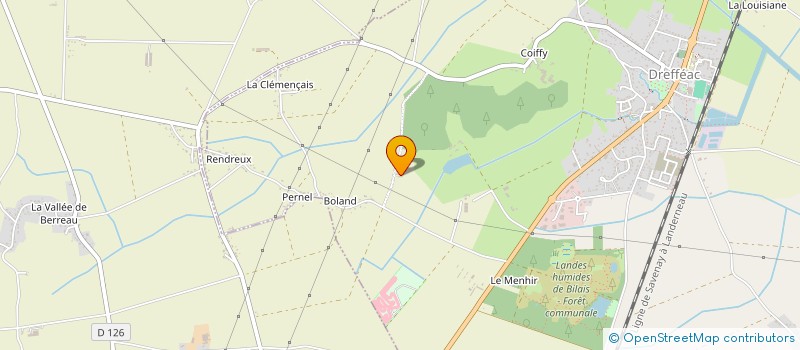 localisation de l'entreprise MADAME MAGALI MERIEAU  GRAND-FOUGERAY