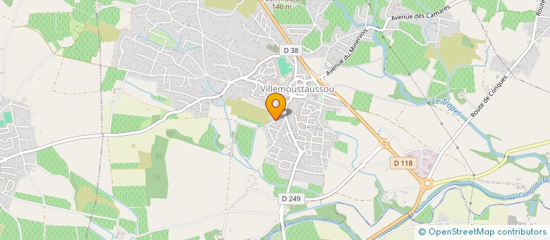 localisation de l'entreprise MADAME MAGALI MESTRE  VILLEMOUSTAUSSOU