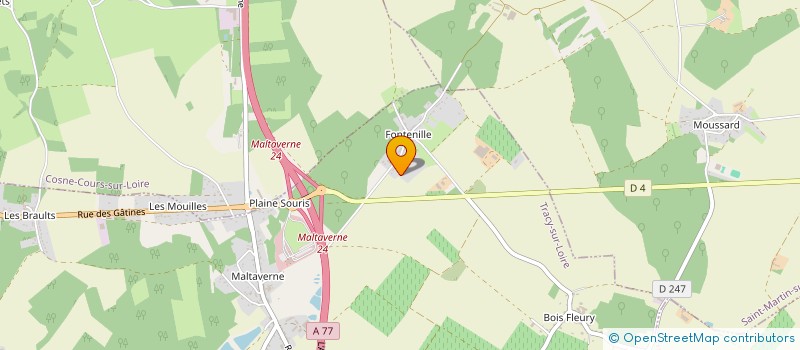 localisation de l'entreprise MADAME MAGALI METENIER à TRACY-SUR-LOIRE