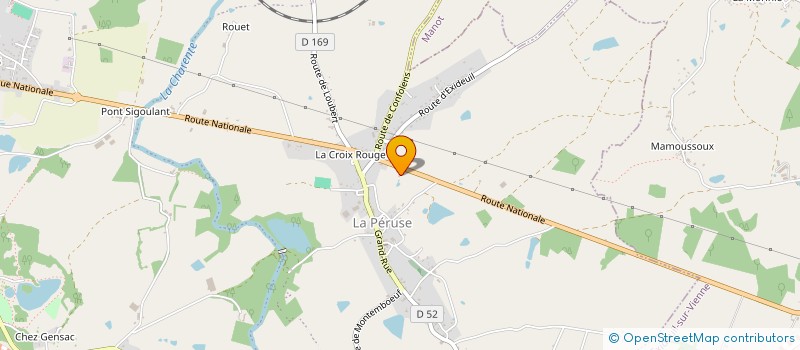 localisation de l'entreprise MADAME MAGALI MICHEL à TERRES-DE-HAUTE-CHARENTE