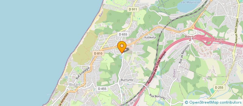 localisation de l'entreprise MADAME MAGALI MICHIELETTO à BIDART