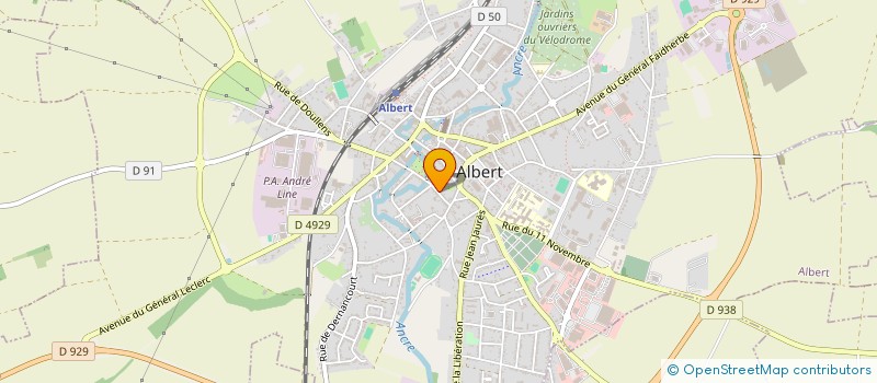 localisation de l'entreprise MADAME MAGALI MICHON  ALBERT