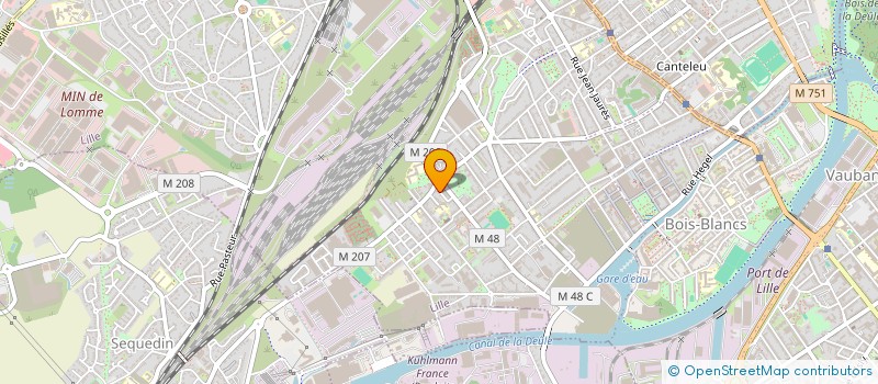 localisation de l'entreprise MADAME MAGALI MIDELET à LILLE