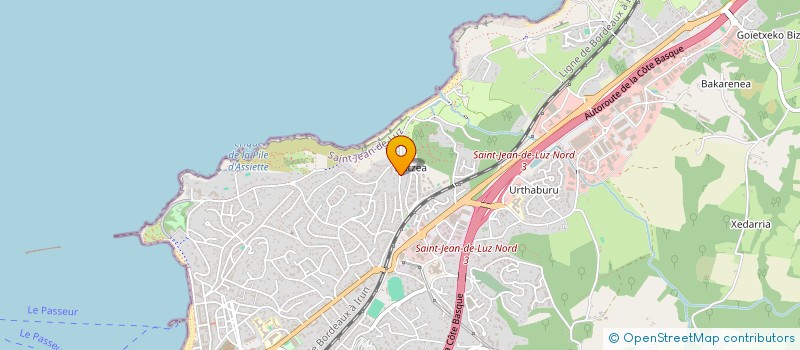 localisation de l'entreprise MADAME MAGALI MILLISCHER à SAINT-JEAN-DE-LUZ