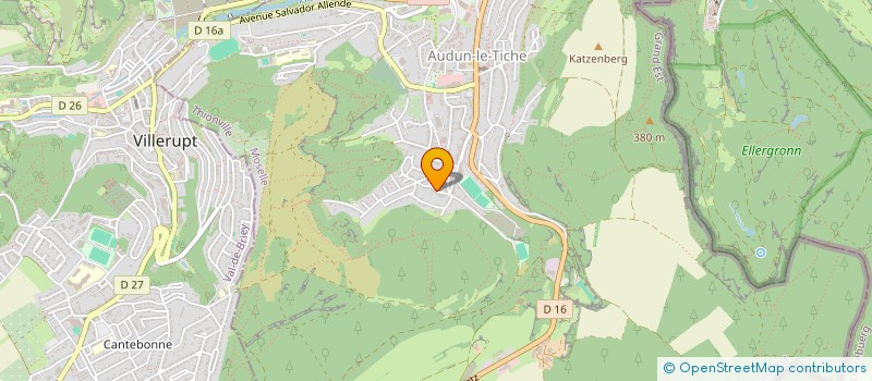 localisation de l'entreprise MADAME MAGALI MISERE  AUDUN-LE-TICHE