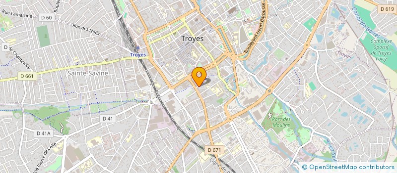 localisation de l'entreprise MADAME MAGALI MOCQUERY à TROYES