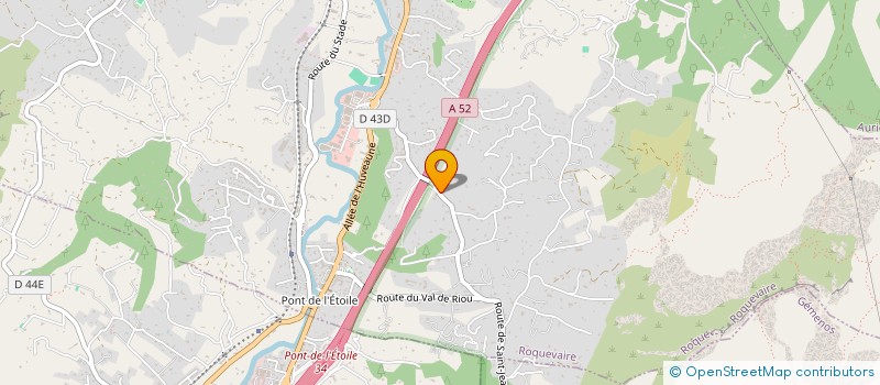 localisation de l'entreprise MADAME MAGALI MOLINA  ROQUEVAIRE