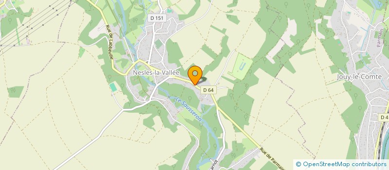 localisation de l'entreprise MADAME MAGALI MONFRET  NESLES-LA-VALLEE