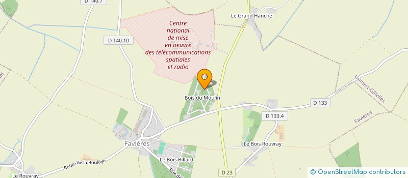 localisation de l'entreprise MADAME MAGALI MONNERIE à FAVIERES