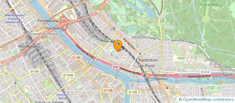 localisation de l'entreprise MADAME MAGALI MONTANTIN  CHARENTON-LE-PONT