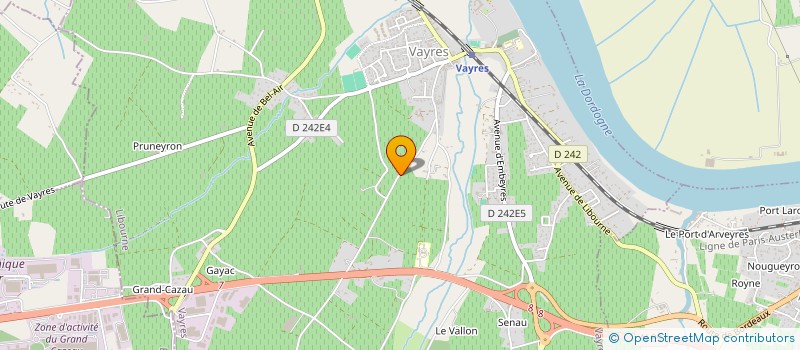 localisation de l'entreprise MADAME MAGALI MONTOYA  VAYRES