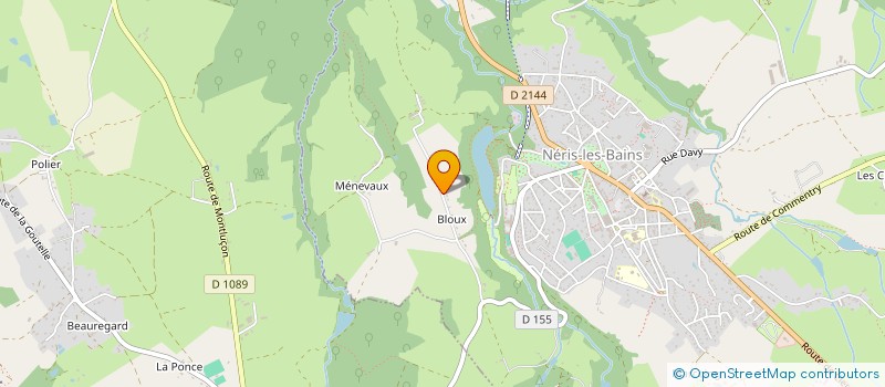 localisation de l'entreprise MADAME MAGALI MORDAN  NERIS-LES-BAINS