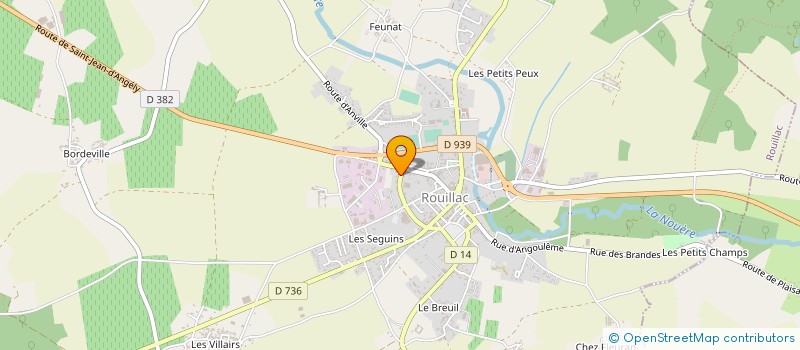 localisation de l'entreprise MADAME MAGALI MOREAU à ROUILLAC