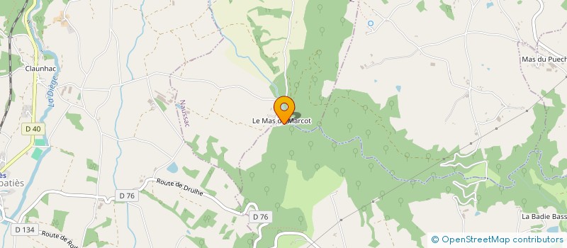 localisation de l'entreprise MADAME MAGALI MOREU  NAUSSAC