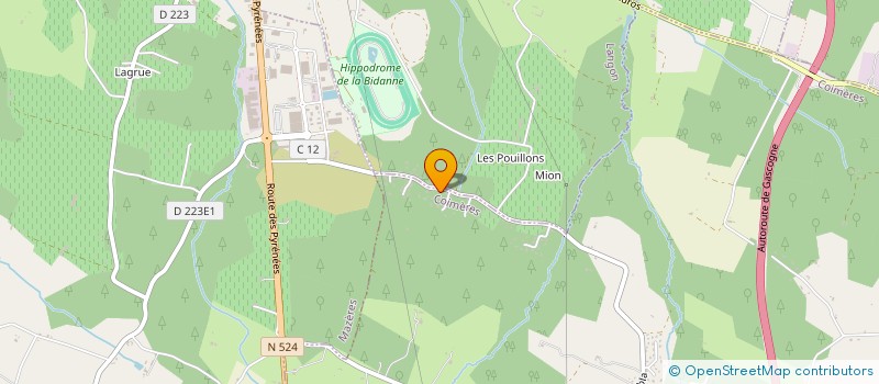 localisation de l'entreprise MADAME MAGALI MORLIER  COIMERES