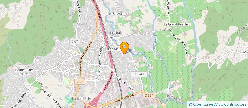 localisation de l'entreprise MADAME MAGALI MOSSOT  LA FARLEDE