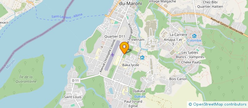 localisation de l'entreprise MADAME MAGALI MOUBITANG à SAINT-LAURENT-DU-MARONI
