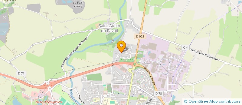 localisation de l'entreprise MADAME MAGALI MOULIN  SEGRE-EN-ANJOU BLEU