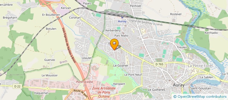 localisation de l'entreprise MADAME MAGALI MOUNIER  LANDEVANT