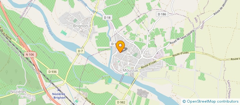 localisation de l'entreprise MADAME MAGALI MULLER  MOUSSAC