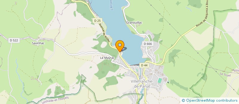 localisation de l'entreprise MADAME MAGALI MUNUERA  VILLEFRANCHE-DE-PANAT