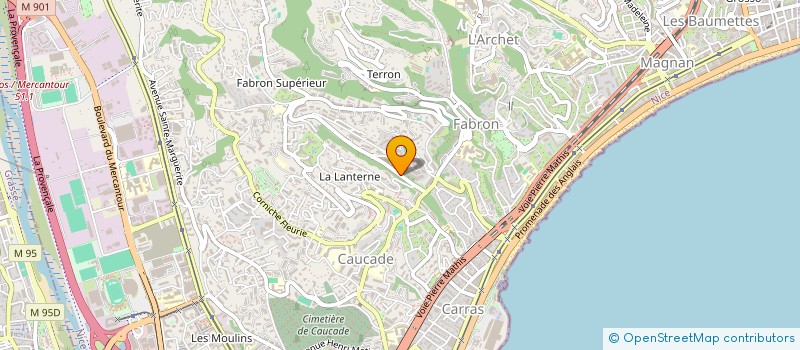 localisation de l'entreprise MADAME MAGALI MURRO à NICE