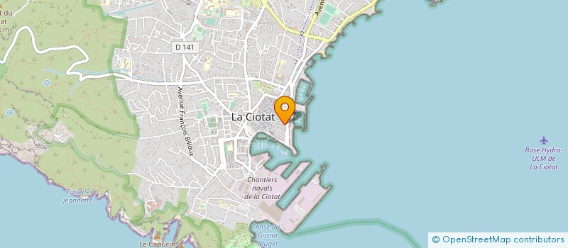 localisation de l'entreprise MADAME MAGALI NATOLI à LA CIOTAT