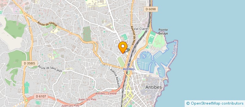 localisation de l'entreprise MADAME MAGALI NICASTRO à ANTIBES