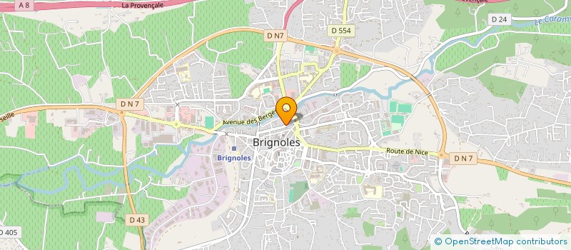 localisation de l'entreprise MADAME MAGALI NICOLAI  BRIGNOLES