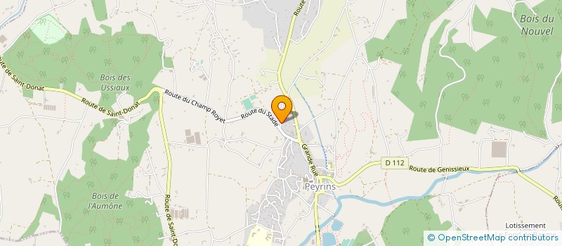 localisation de l'entreprise MADAME MAGALI NOL  PEYRINS