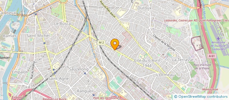 localisation de l'entreprise MADAME MAGALI NOUGUES à TOULOUSE
