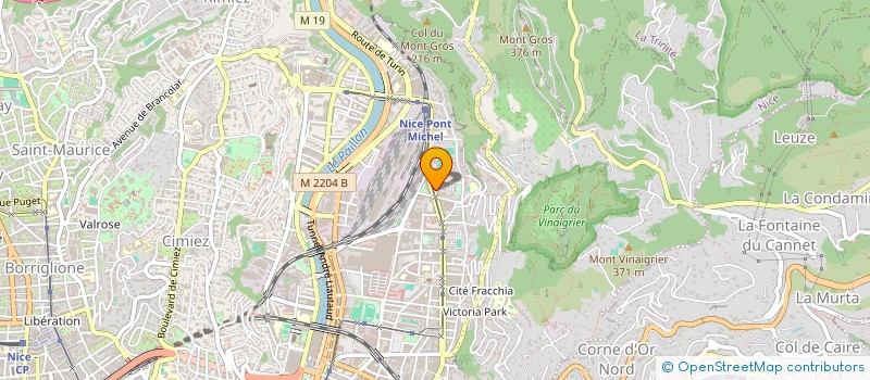 localisation de l'entreprise MADAME MAGALI NOUVELLE  NICE