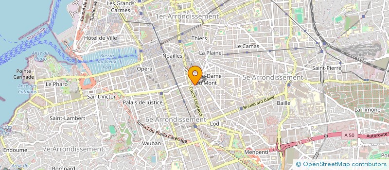 localisation de l'entreprise MADAME MAGALI NUSS à MARSEILLE