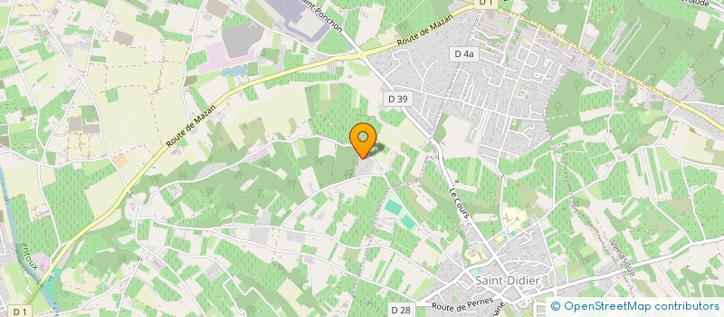 localisation de l'entreprise MADAME MAGALI OLIVIER  PERNES LES FONTAINES