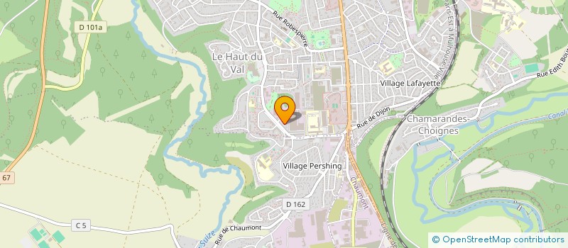 localisation de l'entreprise MADAME MAGALI OUDIN à CHAUMONT