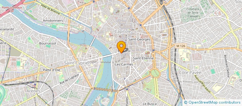 localisation de l'entreprise MADAME MAGALI OUSTIN  TOULOUSE