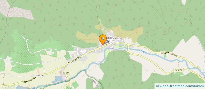 localisation de l'entreprise MADAME MAGALI OZANNE  SAINT-ROMAN