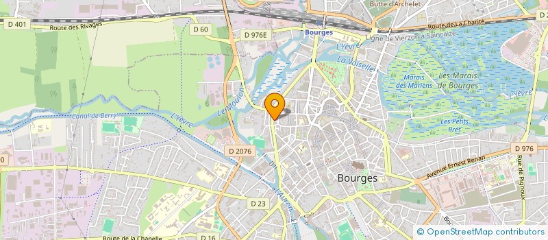 localisation de l'entreprise MADAME MAGALI PACTON  BOURGES