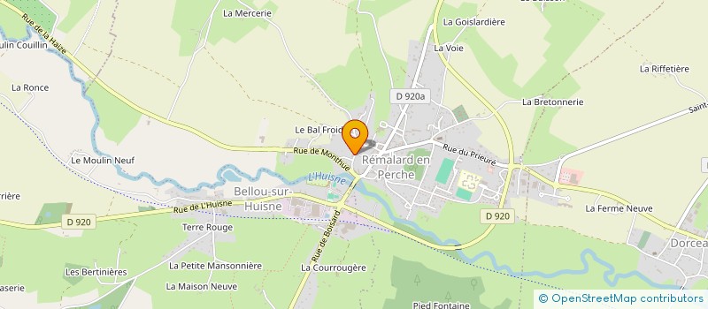 localisation de l'entreprise MADAME MAGALI PAINCHAULT à REMALARD-EN-PERCHE
