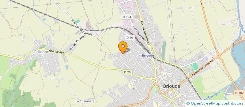 localisation de l'entreprise MADAME MAGALI PANDRAUD à SAINT-BEAUZIRE