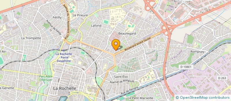 localisation de l'entreprise MADAME MAGALI PARRA  LA ROCHELLE