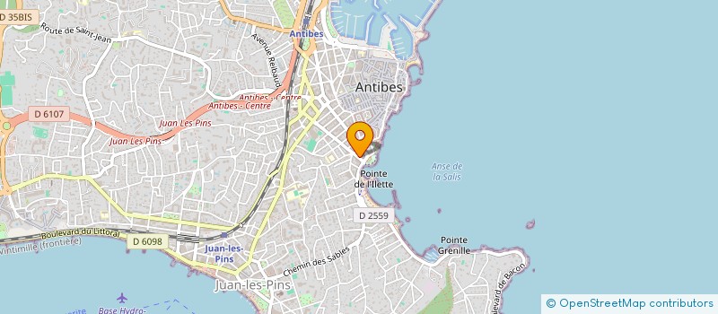 localisation de l'entreprise MADAME MAGALI PAULIN à ANTIBES