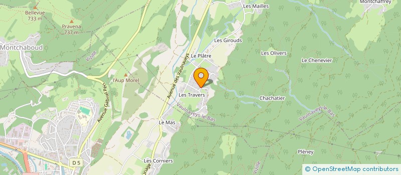 localisation de l'entreprise MADAME MAGALI PELLISSIER  VAULNAVEYS-LE-BAS