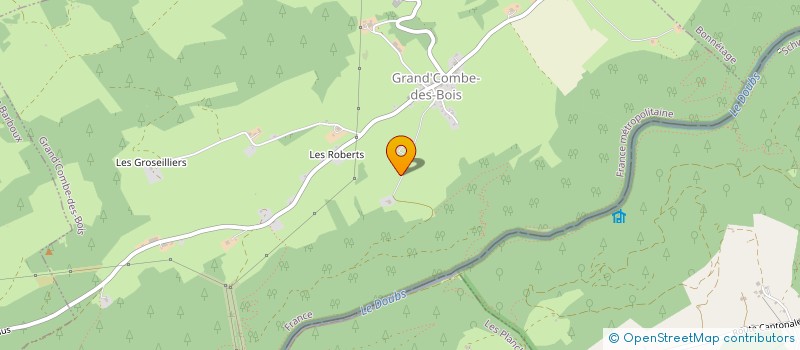 localisation de l'entreprise MADAME MAGALI PELTIER  GRAND'COMBE-DES-BOIS